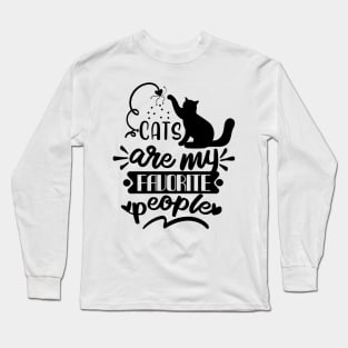 Cats Gift Kitten Cat Lover Long Sleeve T-Shirt